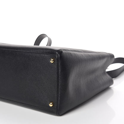 Chanel Calfskin Cerf Shopper Tote Black 6 of 10