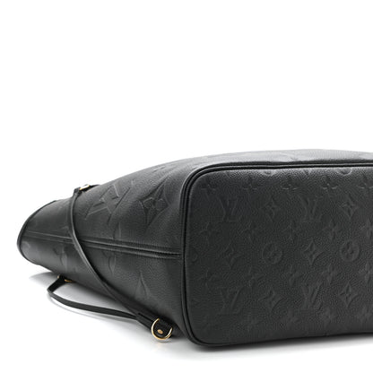 Louis Vuitton Empreinte Monogram Giant Neverfull MM Black 10 of 11