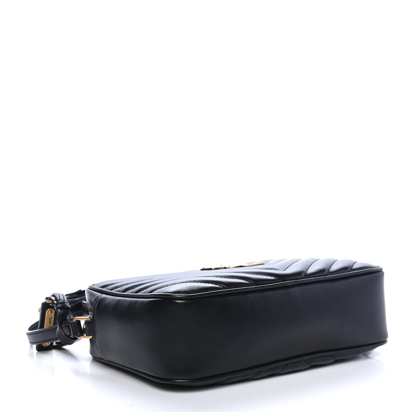 Calfskin Matelasse Monogram Lou Camera Bag Black