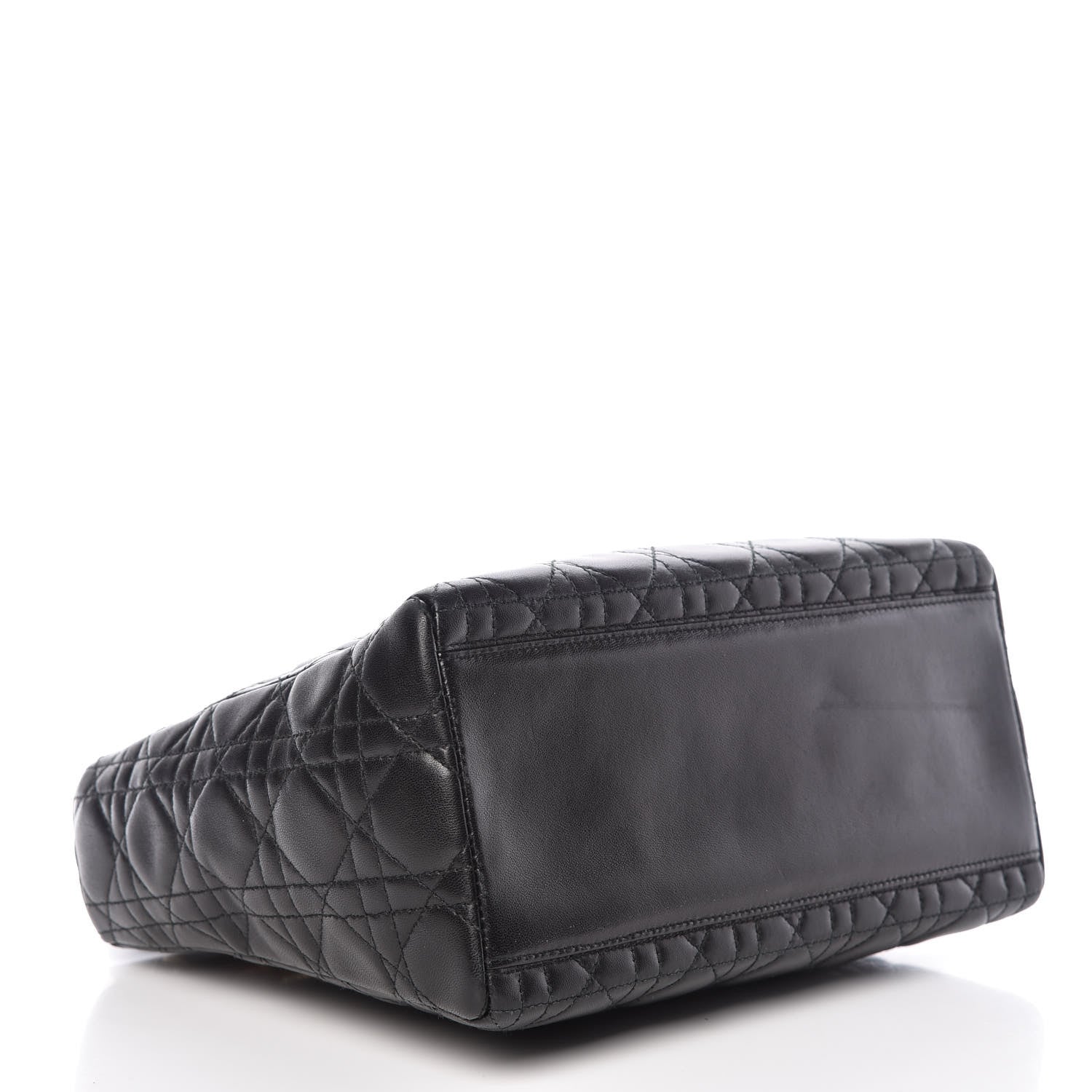 Christian Dior Lambskin Cannage Medium Lady Dior Black 5 of 14