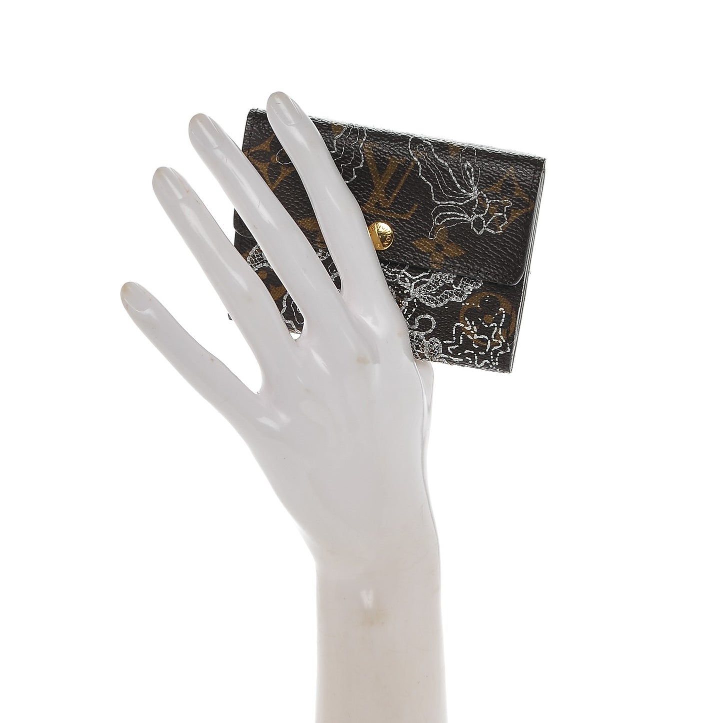 Monogram Dentelle Ludlow Wallet Silver