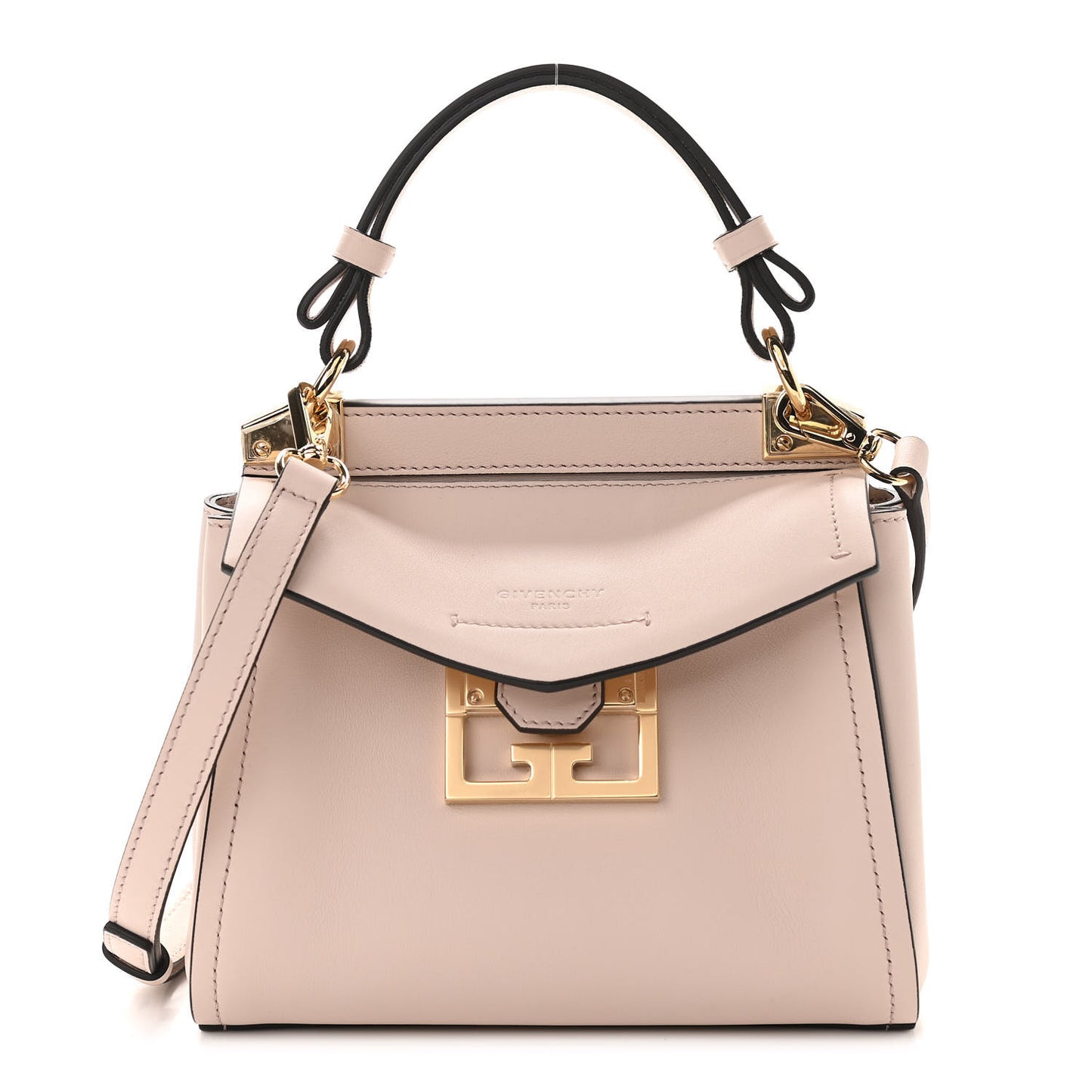 Calfskin Mini Mystic Shoulder Bag Pale Pink