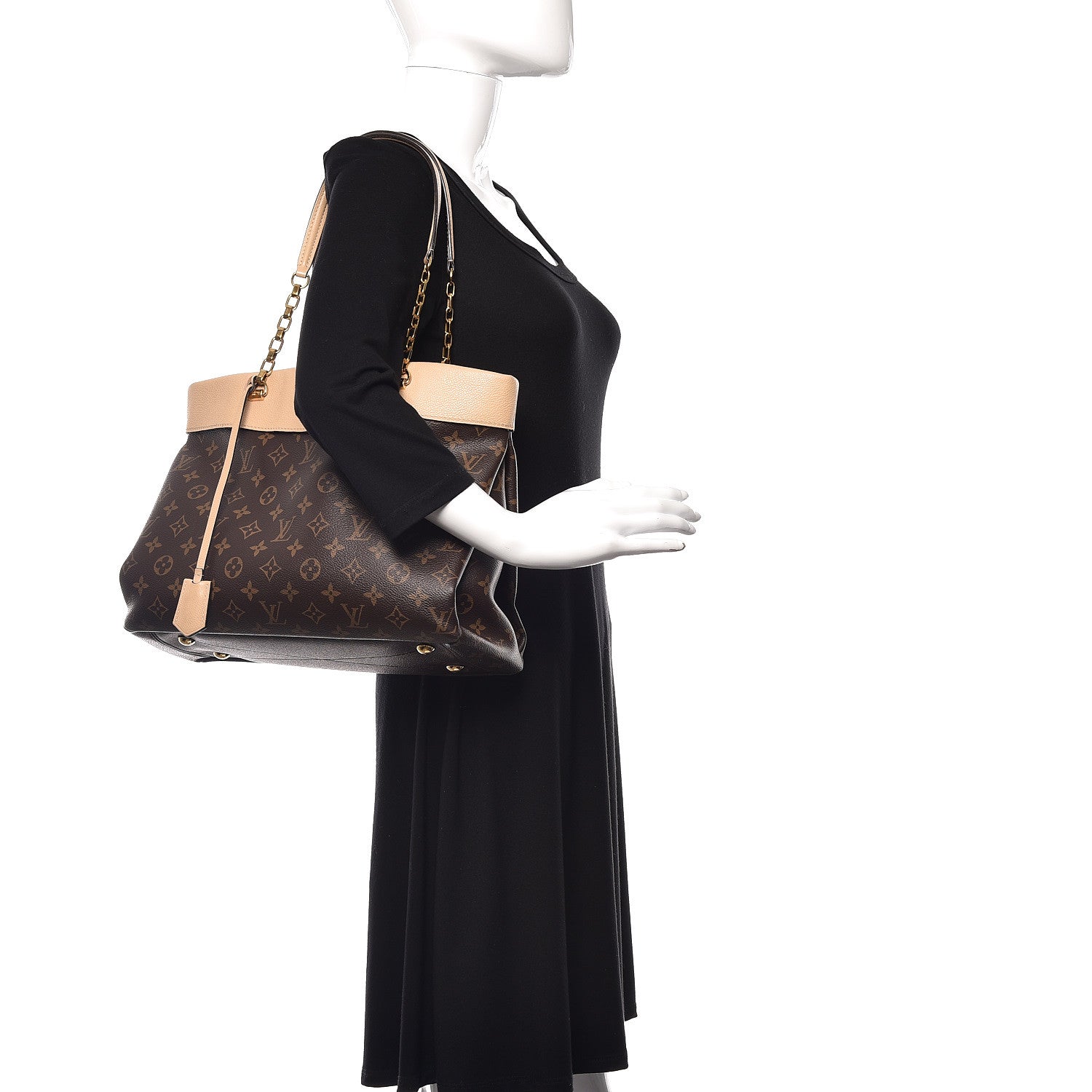 Louis Vuitton Monogram Pallas Shopper Dune 2 of 9