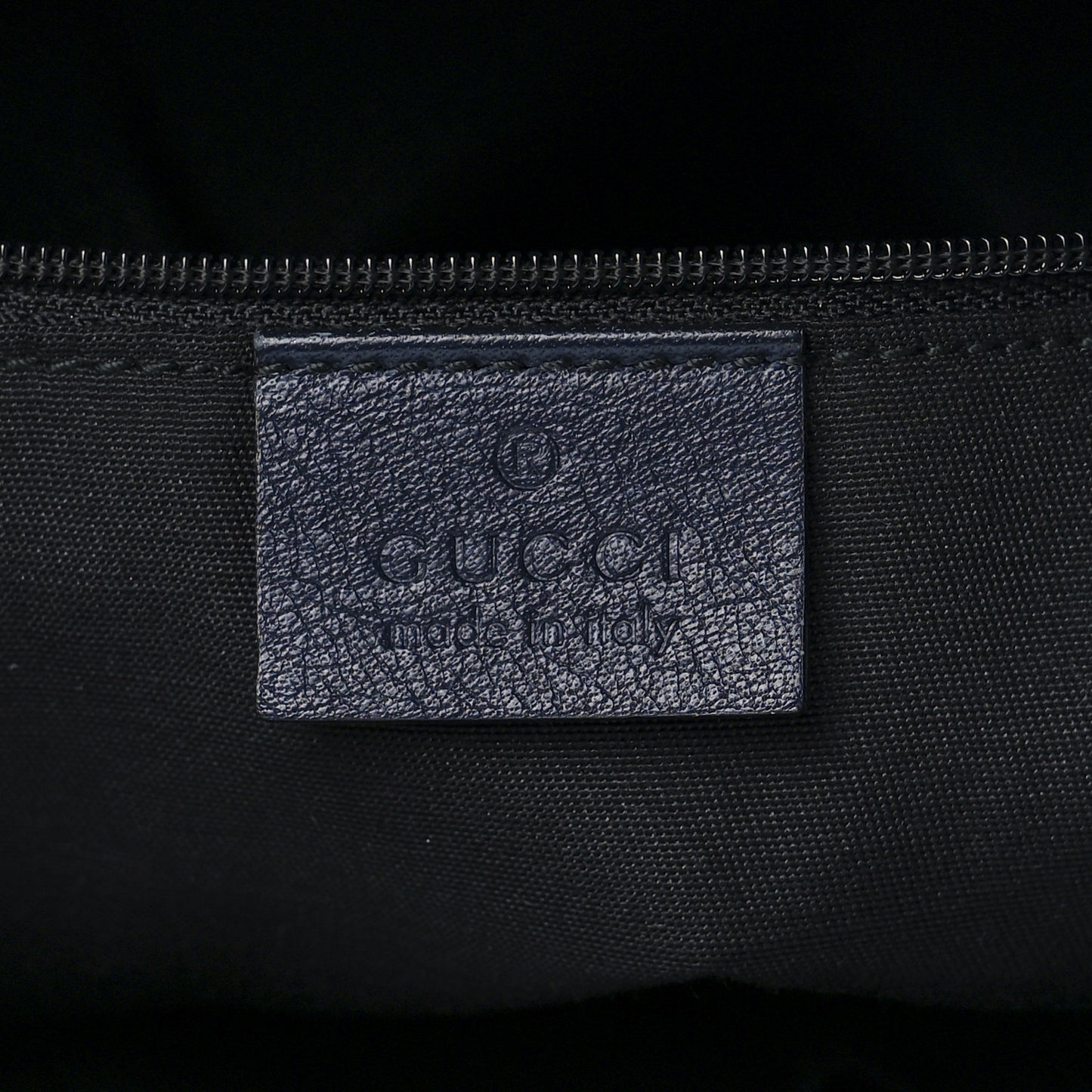 GG Plus Monogram Medium Flat Messenger Bag Navy