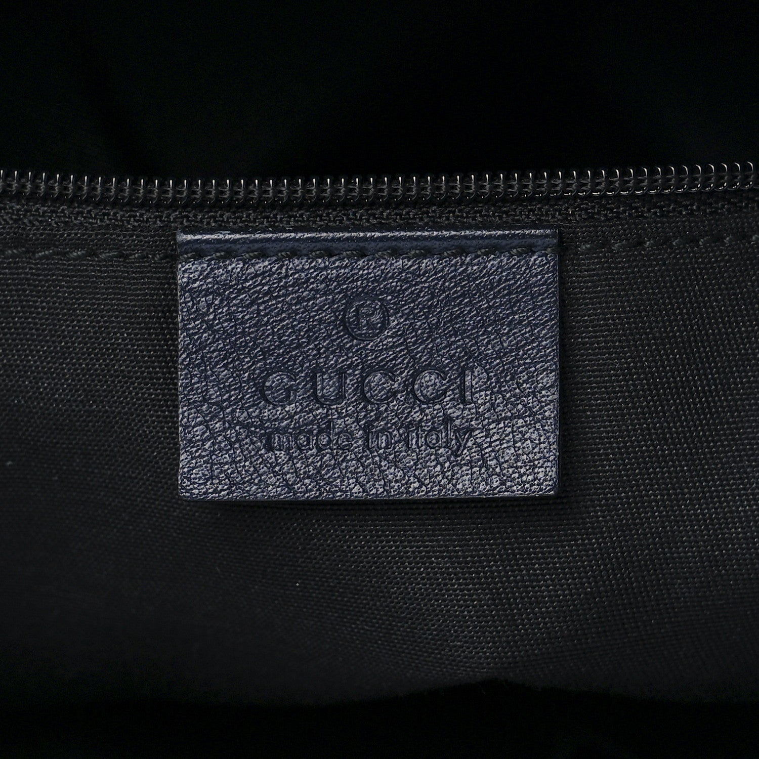 Gucci GG Plus Monogram Medium Flat Messenger Bag Navy 6 of 13