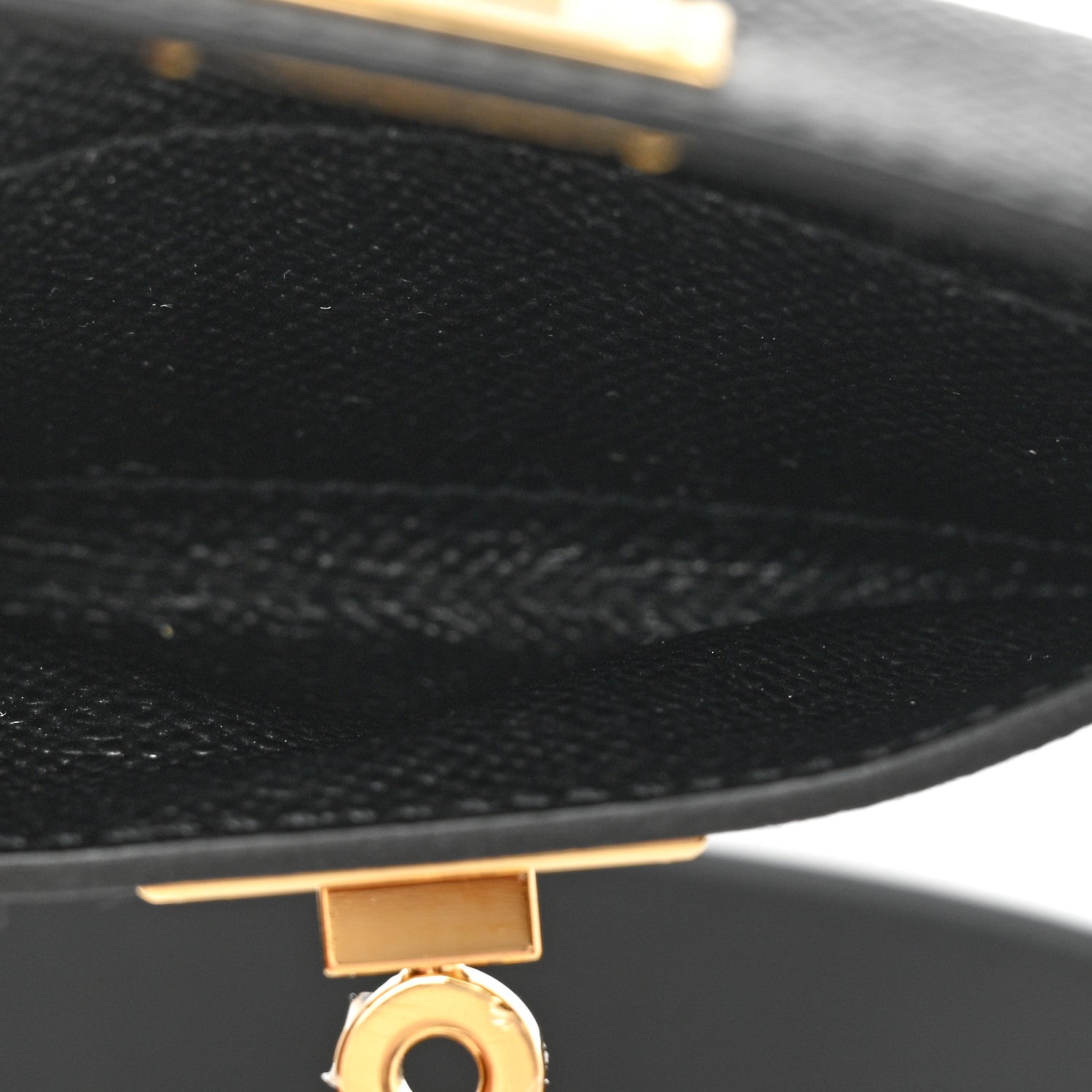 Hermes Swift Epsom Pocket Kelly Shoulder Strap Black 3 of 6