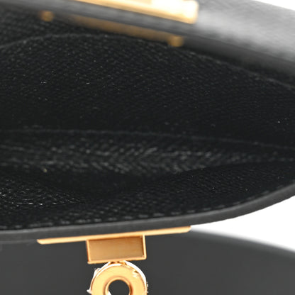 Hermes Swift Epsom Pocket Kelly Shoulder Strap Black 3 of 6