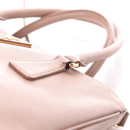 Prada Saffiano Small Galleria Double Zip Tote Cammeo 9 of 13