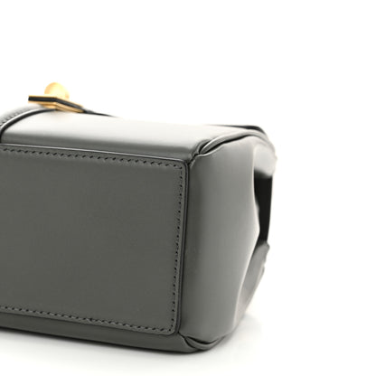 Celine Satinated Calfskin Mini 16 Top Handle Bag Grey 9 of 9