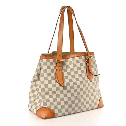 Louis Vuitton Damier Azur Hampstead MM 3 of 16