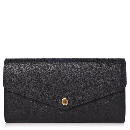 Louis Vuitton Empreinte Sarah Wallet NM Black 1 of 7
