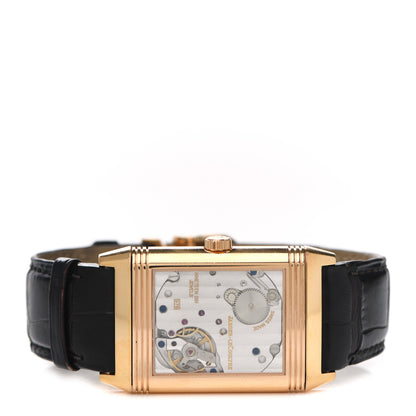 Jaeger-LeCoultre 18K Rose Gold Alligator 30mm Grande Reverso 976 Manual Winding Watch Q3732420 3 of 6
