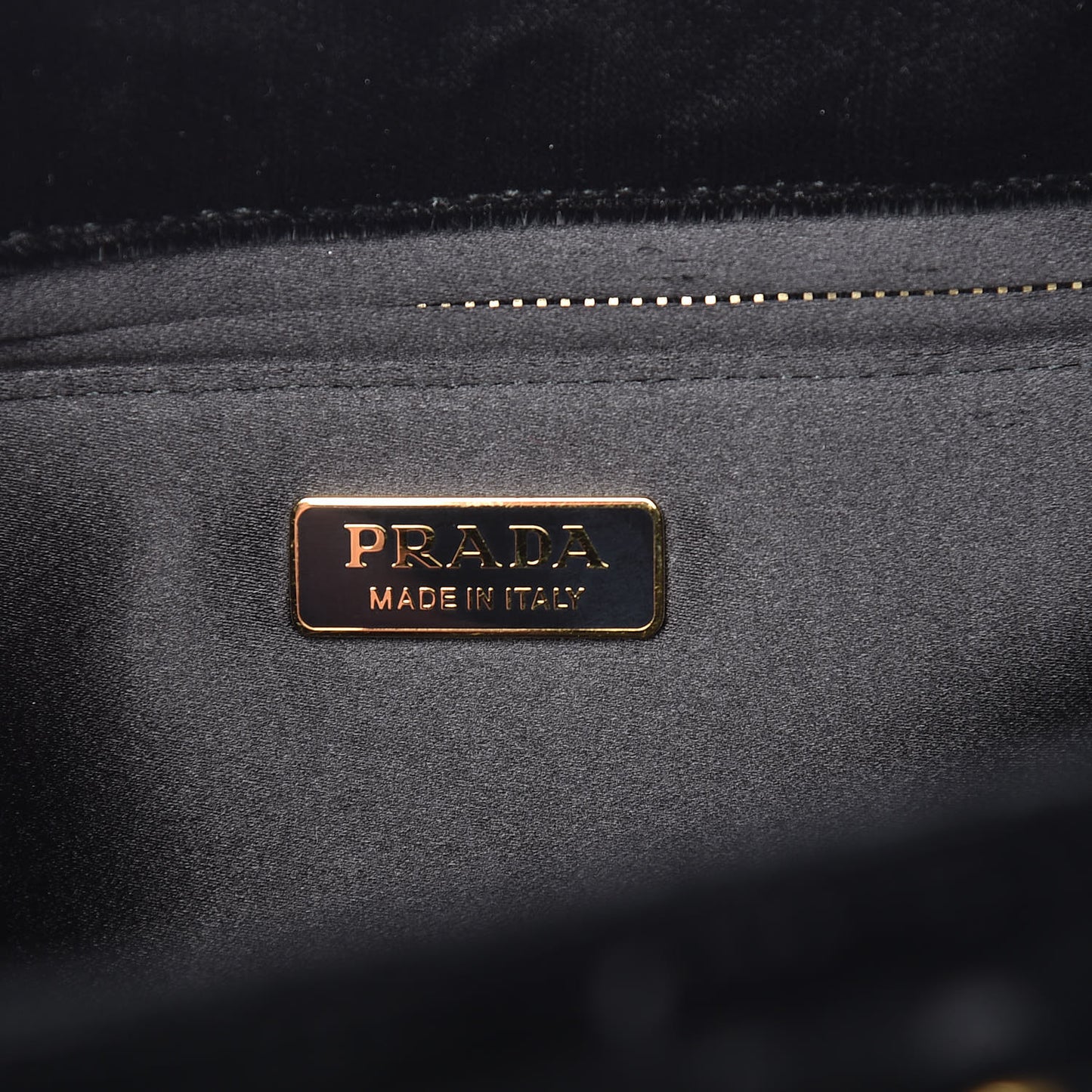 Velvet Crossbody Tote Bag Black