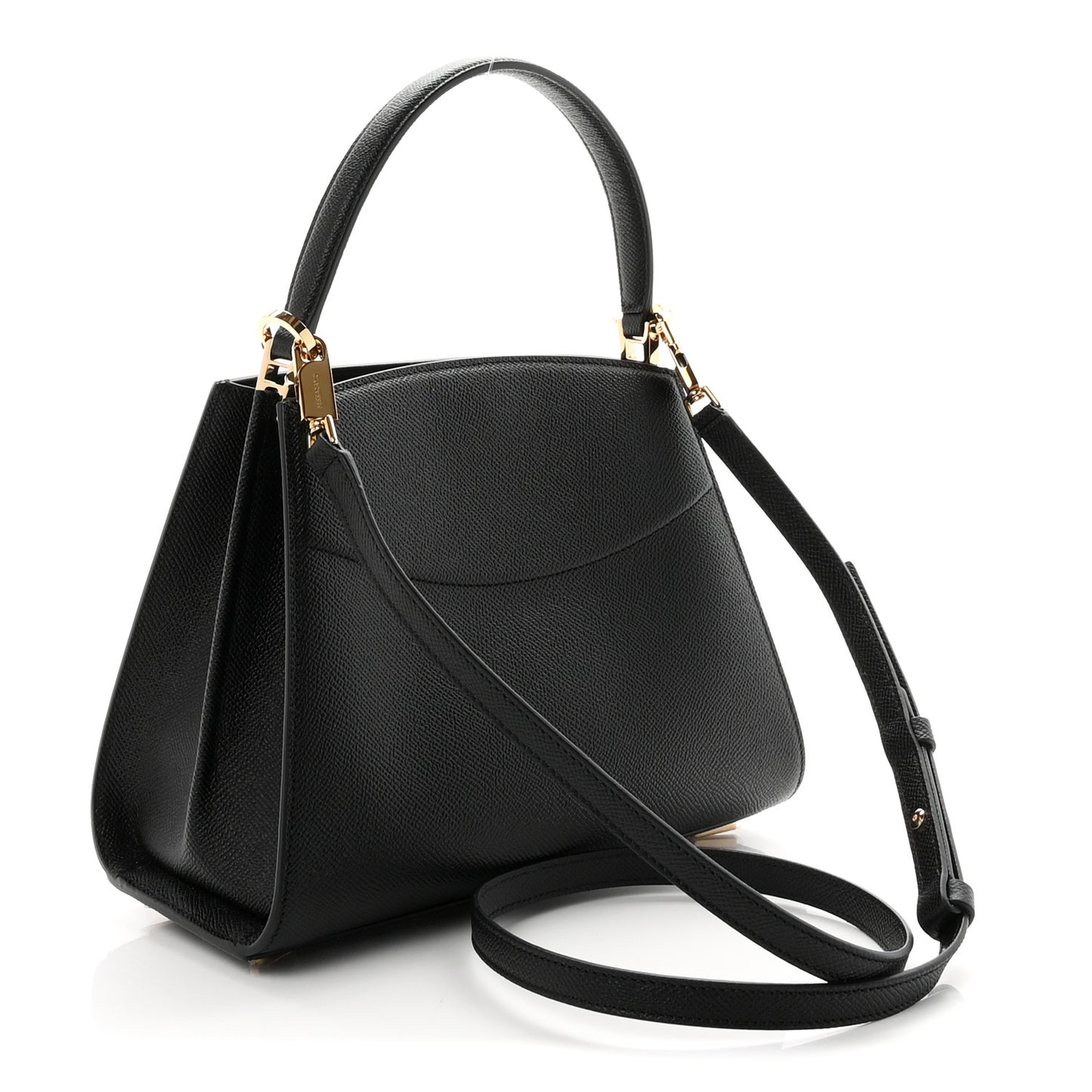 Hammered Calfskin XS New Studio Box Bag Black