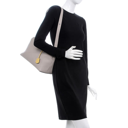 Fendi Vitello Dolce 4 Color Large By The Way Boston Bag Grigio Polvere Multicolor 2 of 7
