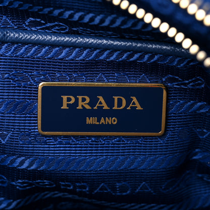 Prada Tessuto Nylon Saffiano Tote Bluette 5 of 19