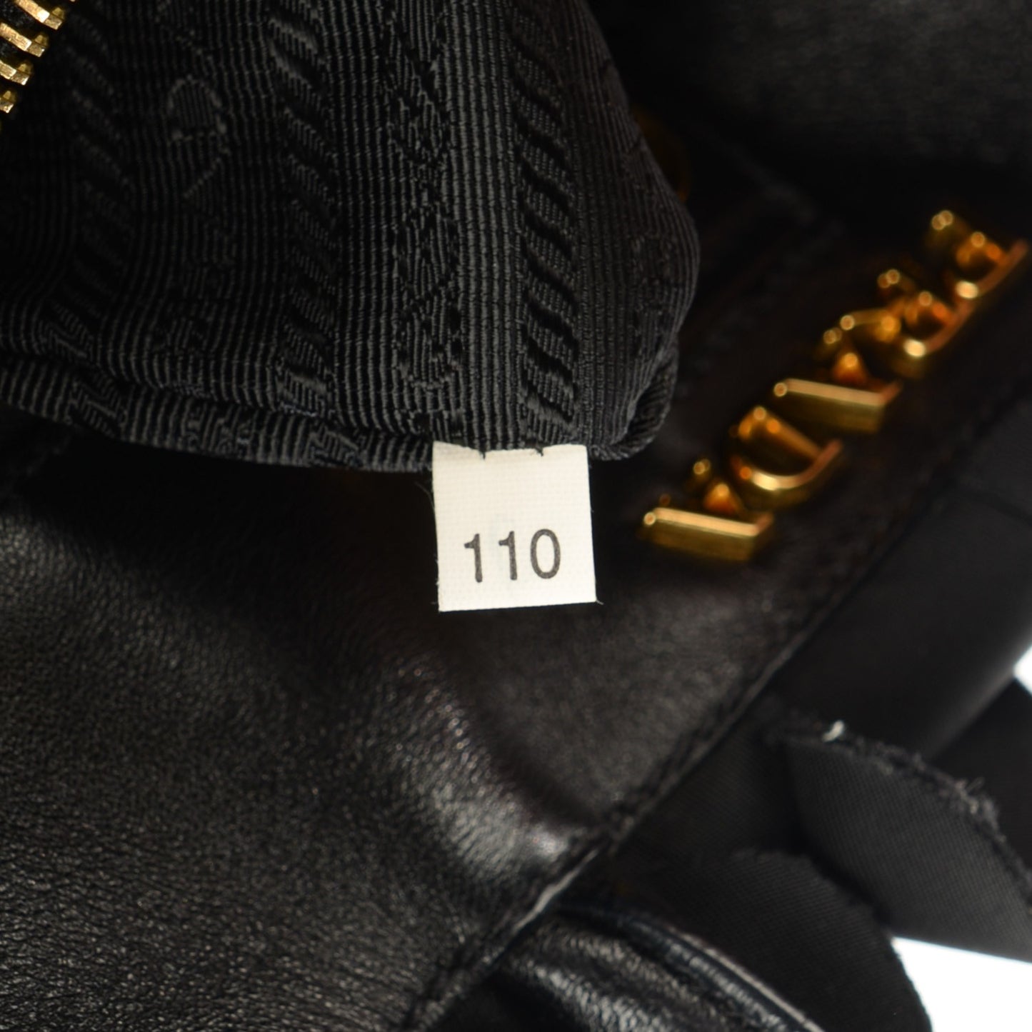Tessuto Nylon Ruffle Bag Nero Black