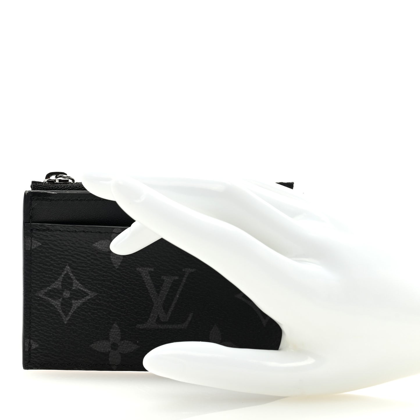 Monogram Eclipse Zipped Card Holder Black