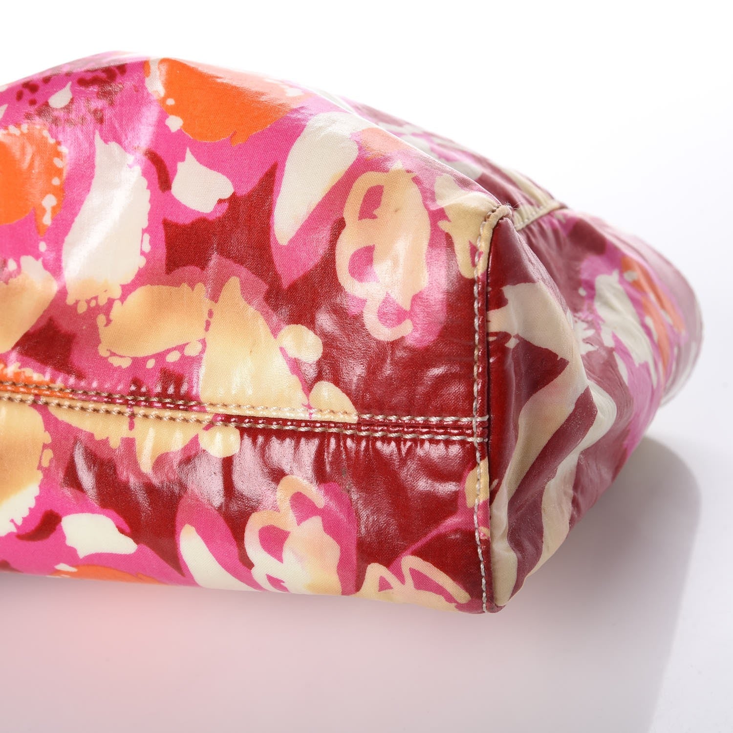 Chanel Coated Canvas Floral Print CC Cosmetic Case Multicolor 11 of 13