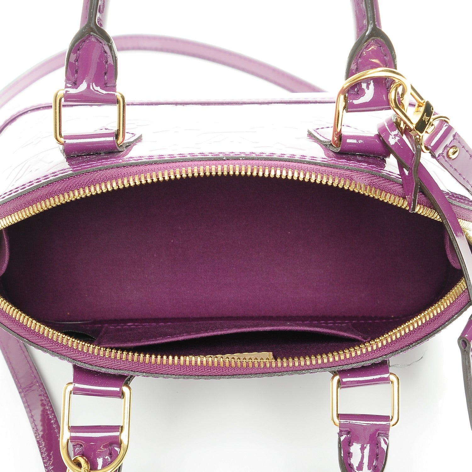 Louis Vuitton Vernis Alma BB Amethyste 5 of 6