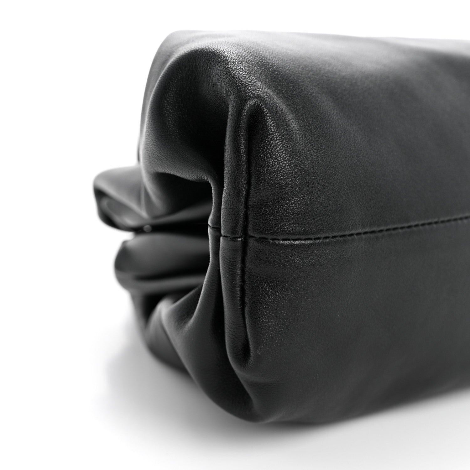 Bottega Veneta Smooth Butter Calf Teen Pouch Black 10 of 13