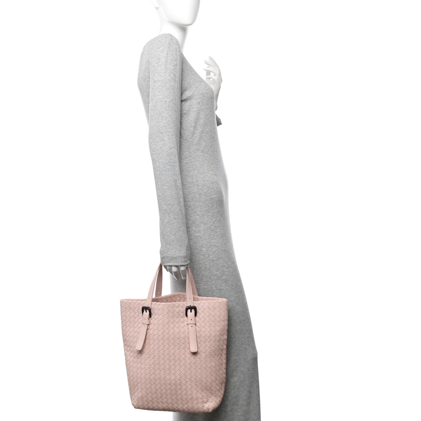 Nappa Intrecciato Tote Pink