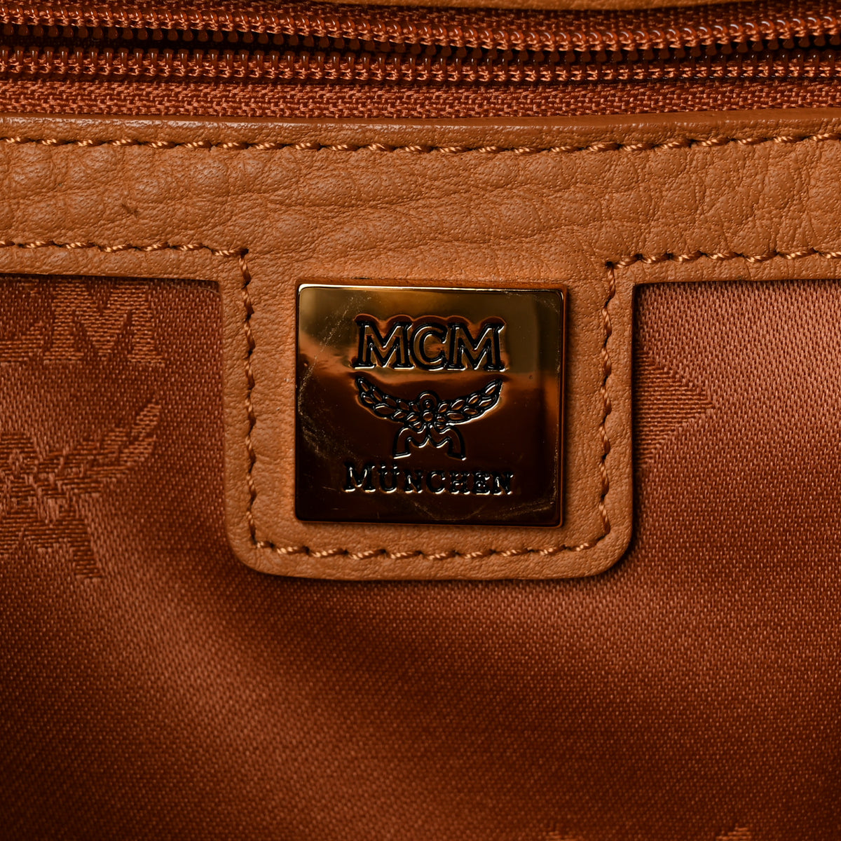 Visetos Small Sprinkle Stud Stark Backpack Cognac