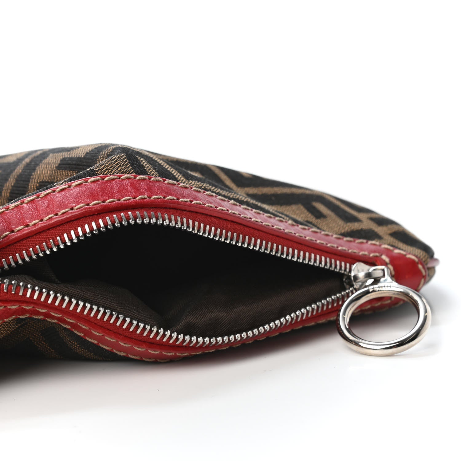 Fendi Zucchino Oyster Tobacco Red 4 of 5