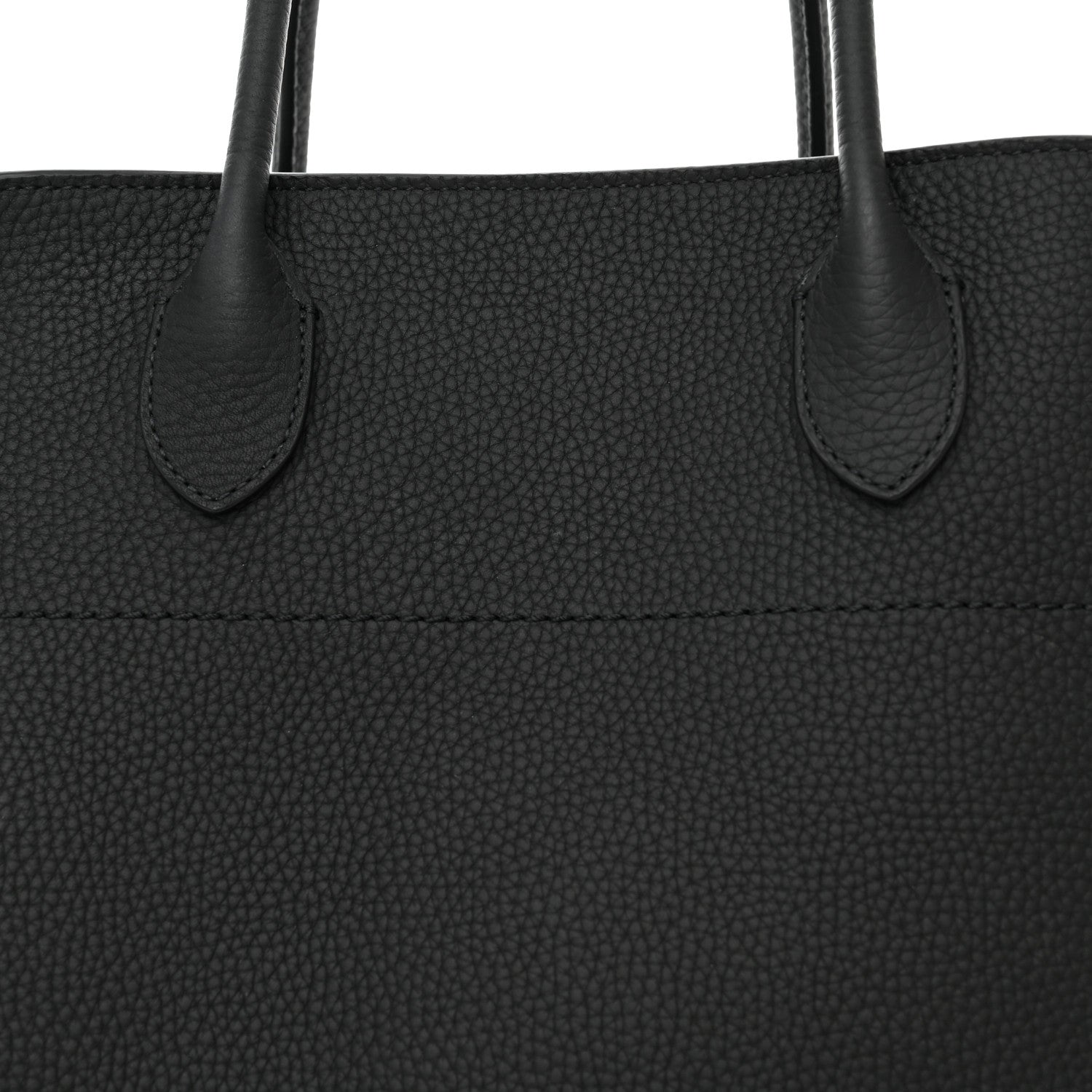 The Row Matte Grained Calfskin Soft Margaux 15 Black 7 of 9