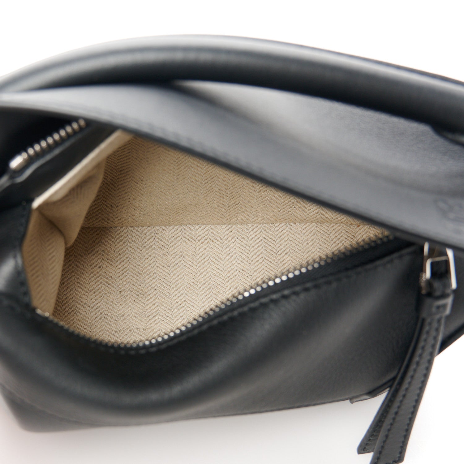 Loewe Calfskin Mini Puzzle Edge Bag Black 5 of 10