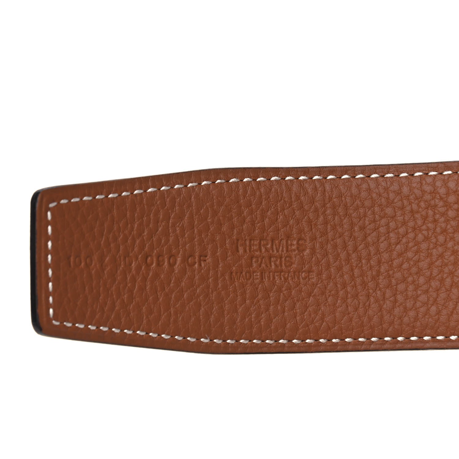 Hermes Box Togo 42mm Constance Belt 100 Black Gold 4 of 5