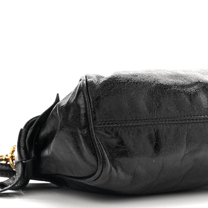 Miu Miu Vitello Lux Bow Bag Black 8 of 10