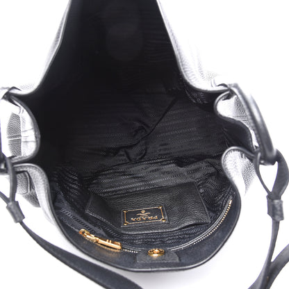 Prada Vitello Daino Hobo Black 4 of 10
