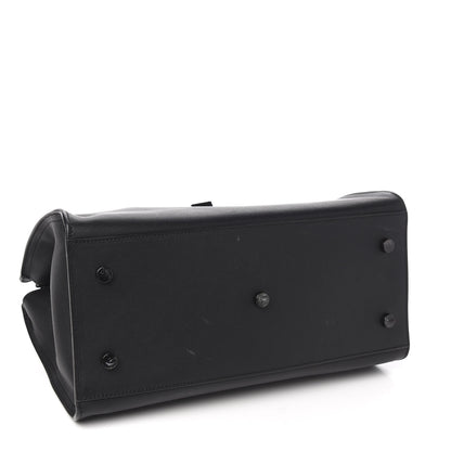 Saint Laurent Smooth Calfskin Small Monogram Cabas Black 4 of 11