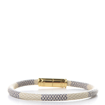 Louis Vuitton Damier Azur Keep It Bracelet 17 3 of 5