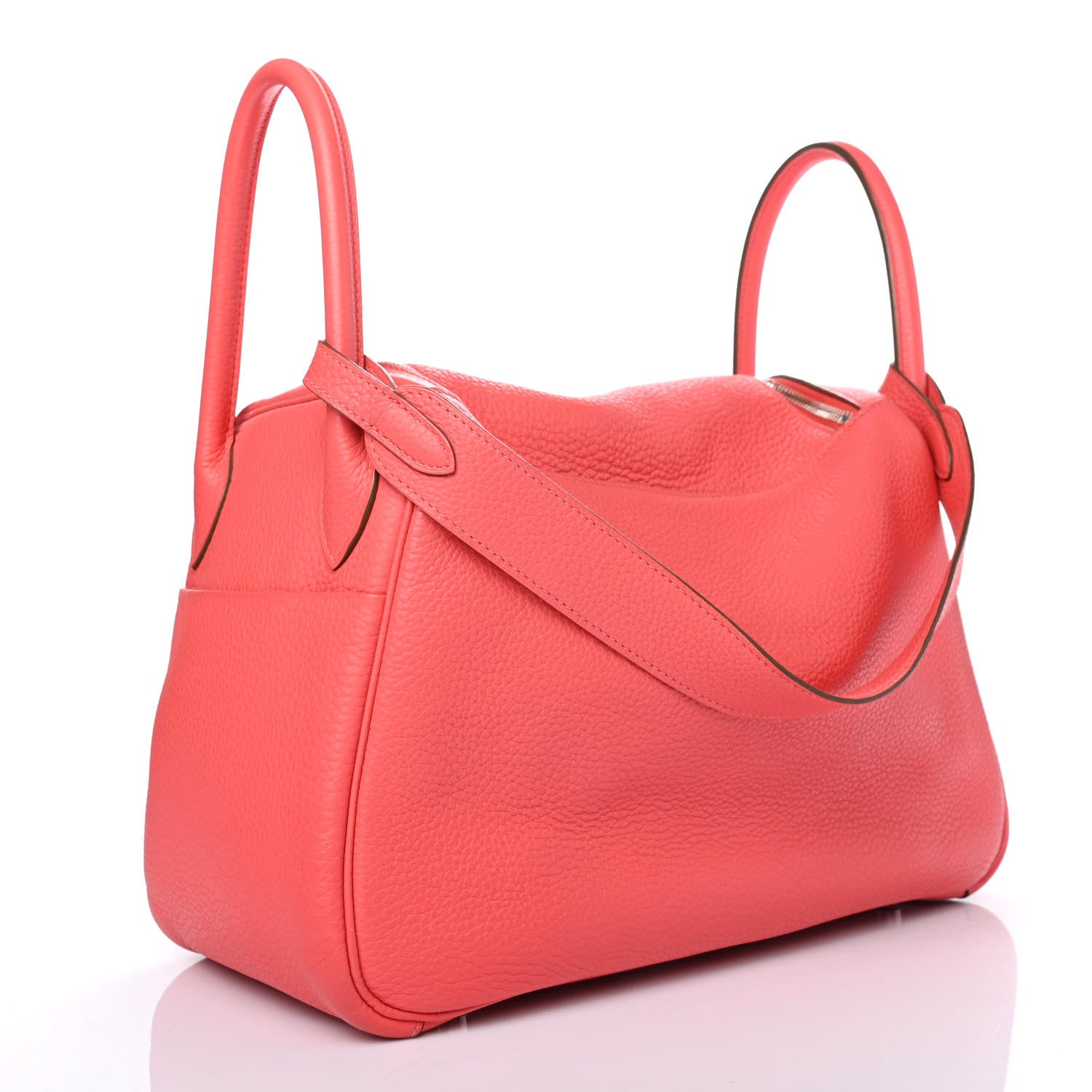 Hermes Taurillon Clemence Lindy 26 Rose Jaipur 2 of 4