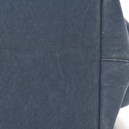 Prada Canvas Canapa Logo Tote Blue 10 of 18