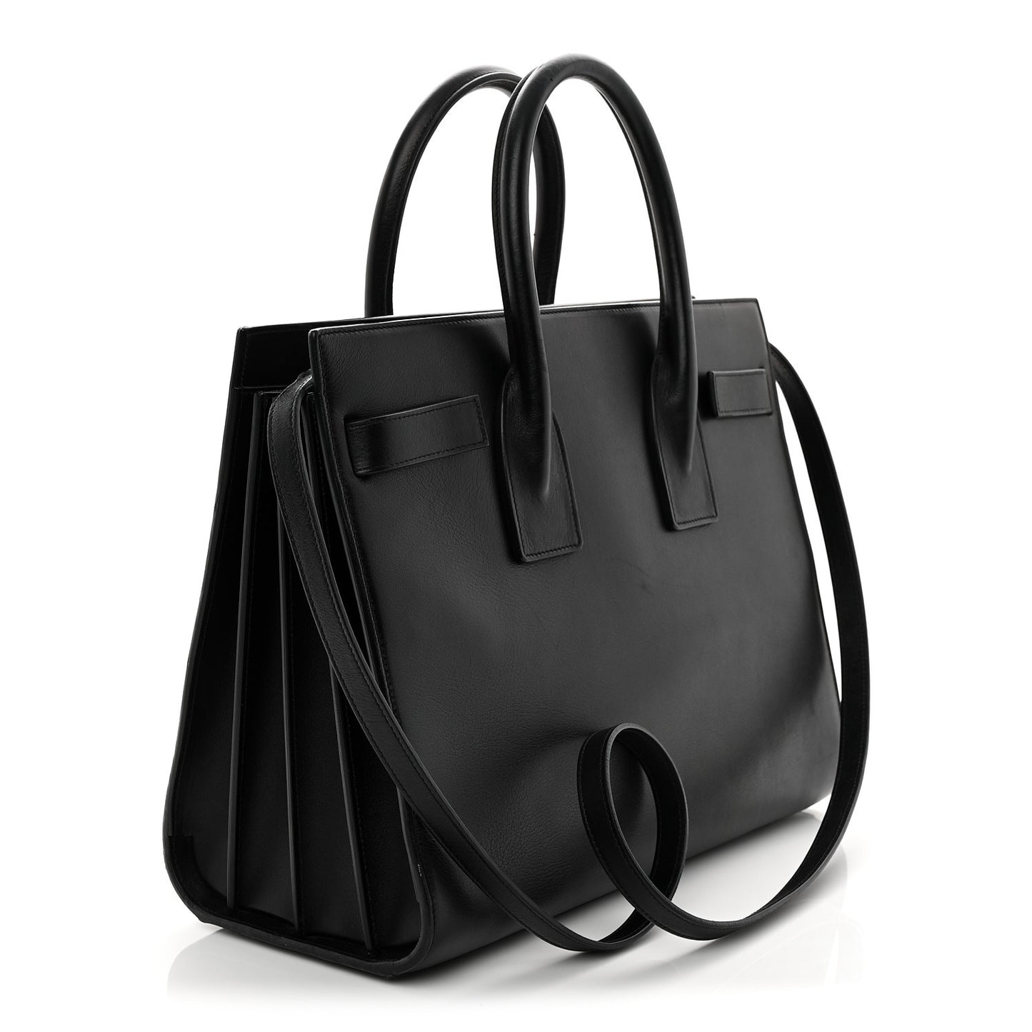 Calfskin Small Sac De Jour Black