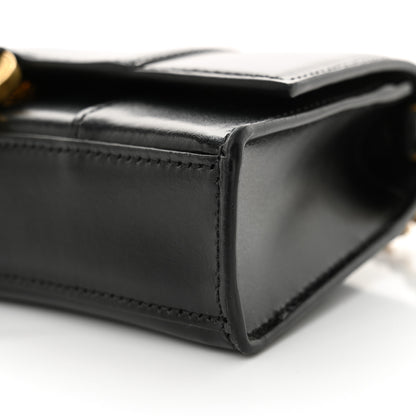 Balenciaga Shiny Box Calfskin Hourglass Chain Bag Black 9 of 10