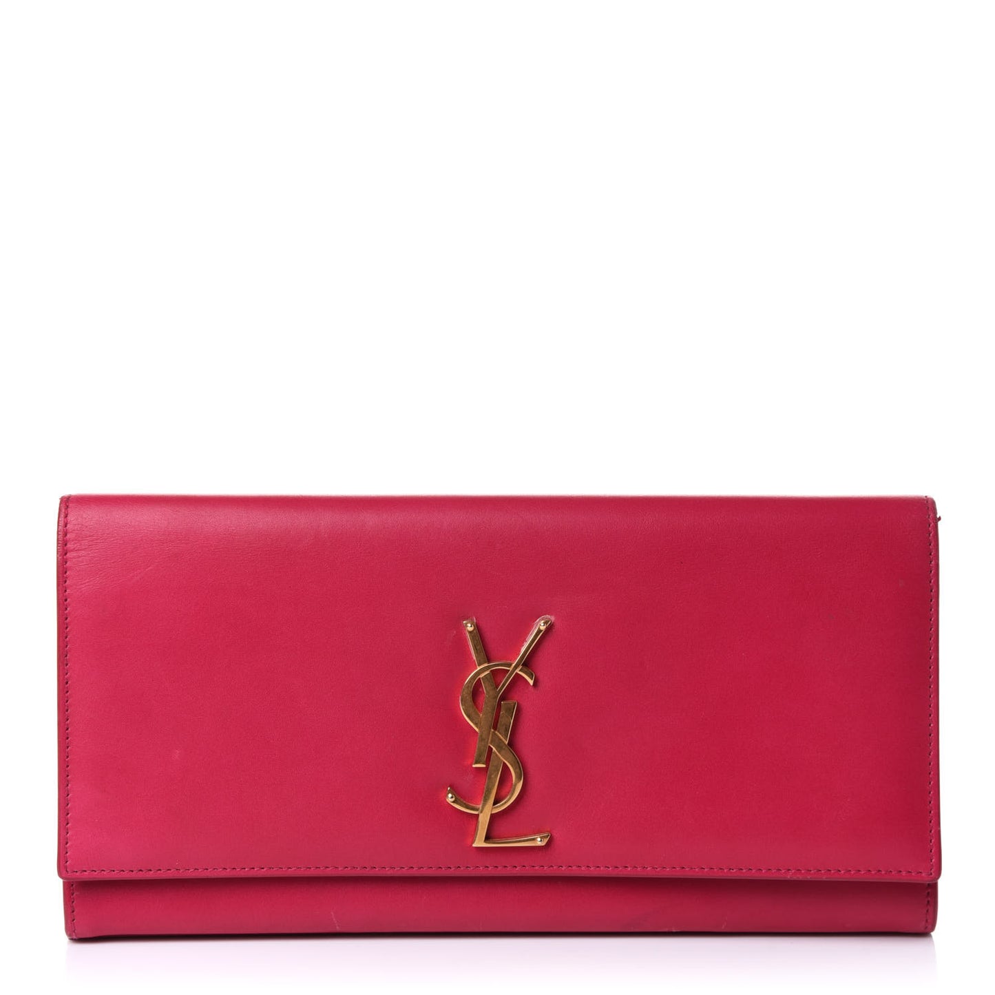 Calfskin Classic Monogram Cassandre Clutch Fuchsia