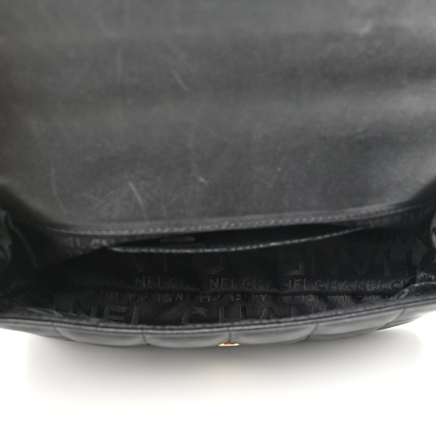 Chanel Lambskin Quilted Mini Chocolate Bar Camellia Flap Black 5 of 12