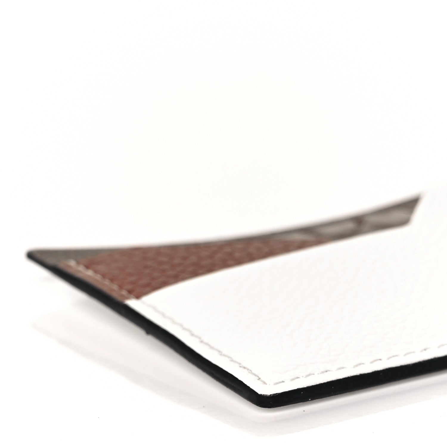 Hermes Chevre Mysore Alligator Histoire Naturelle Petit H Card Holder White 7 of 9