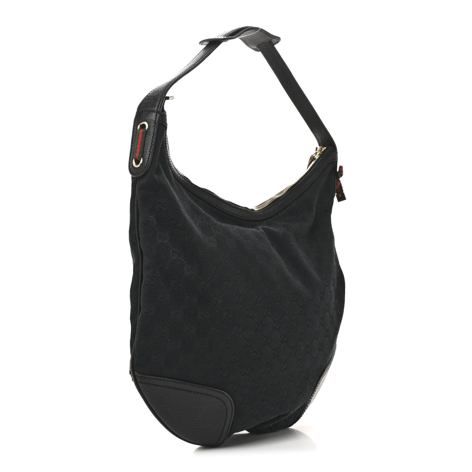 Gucci Monogram Large Princy Hobo Black 3 of 14