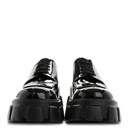 Prada Monolith 55mm Derby Loafers 8 Black 3 of 10
