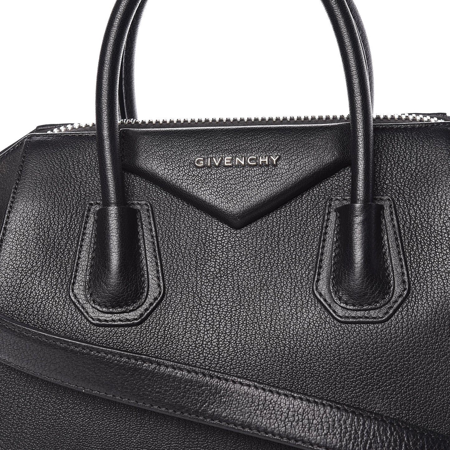 Sugar Goatskin Small Antigona Black