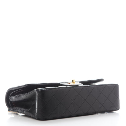 Chanel Lambskin Quilted Medium Double Flap Black 3 of 13