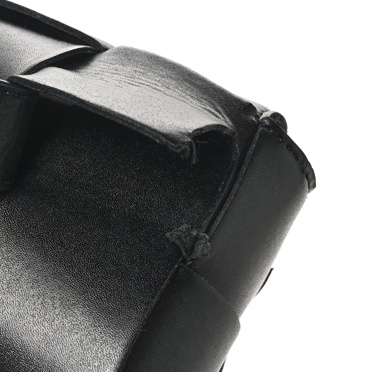 Nappa Maxi Intreccio The Belt Cassette Bag Black