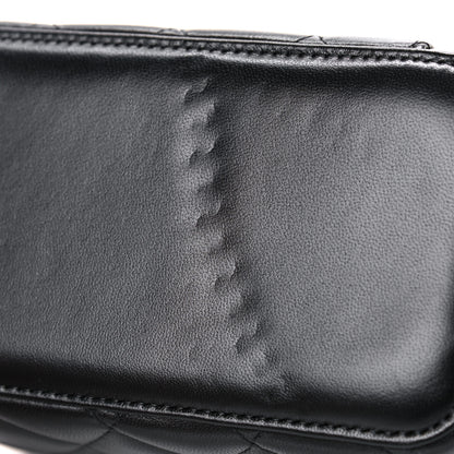 Chanel Lambskin Quilted Trendy Small Vanity Case With Chain Black 12 of 12