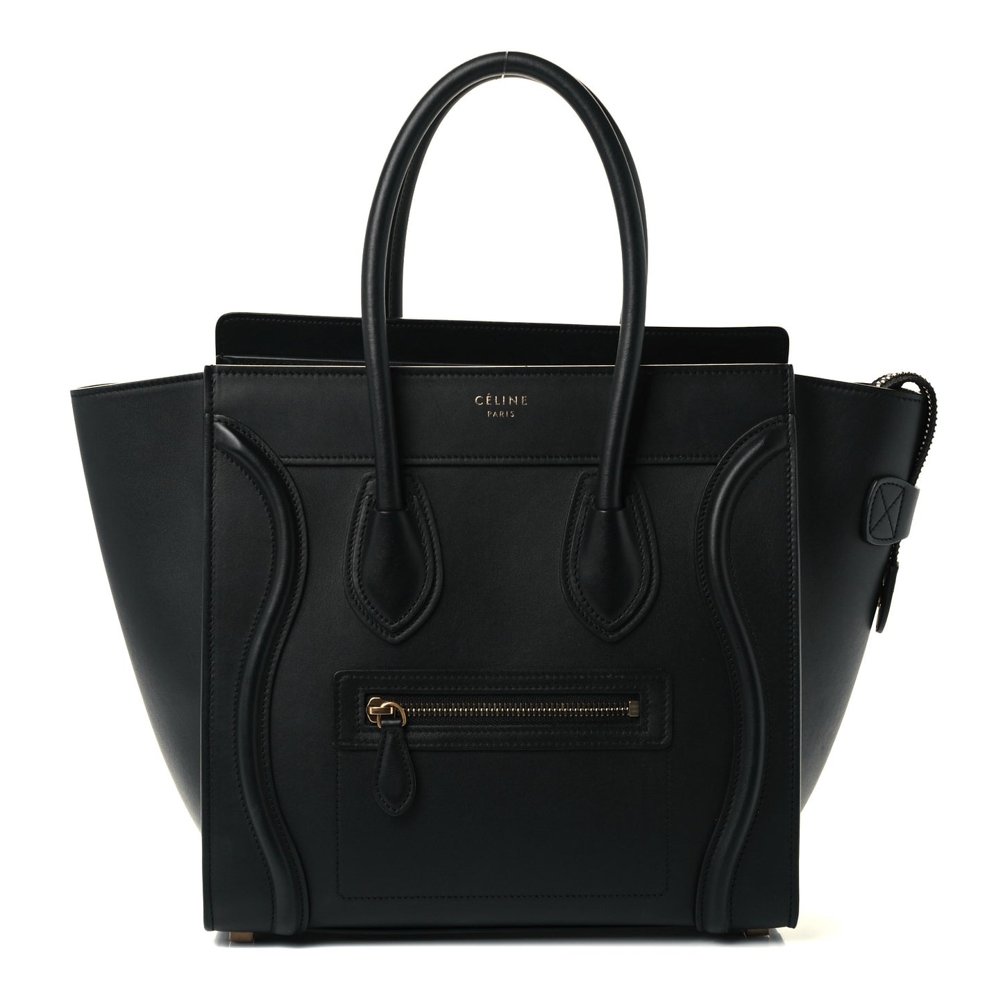 Smooth Calfskin Micro Luggage Black
