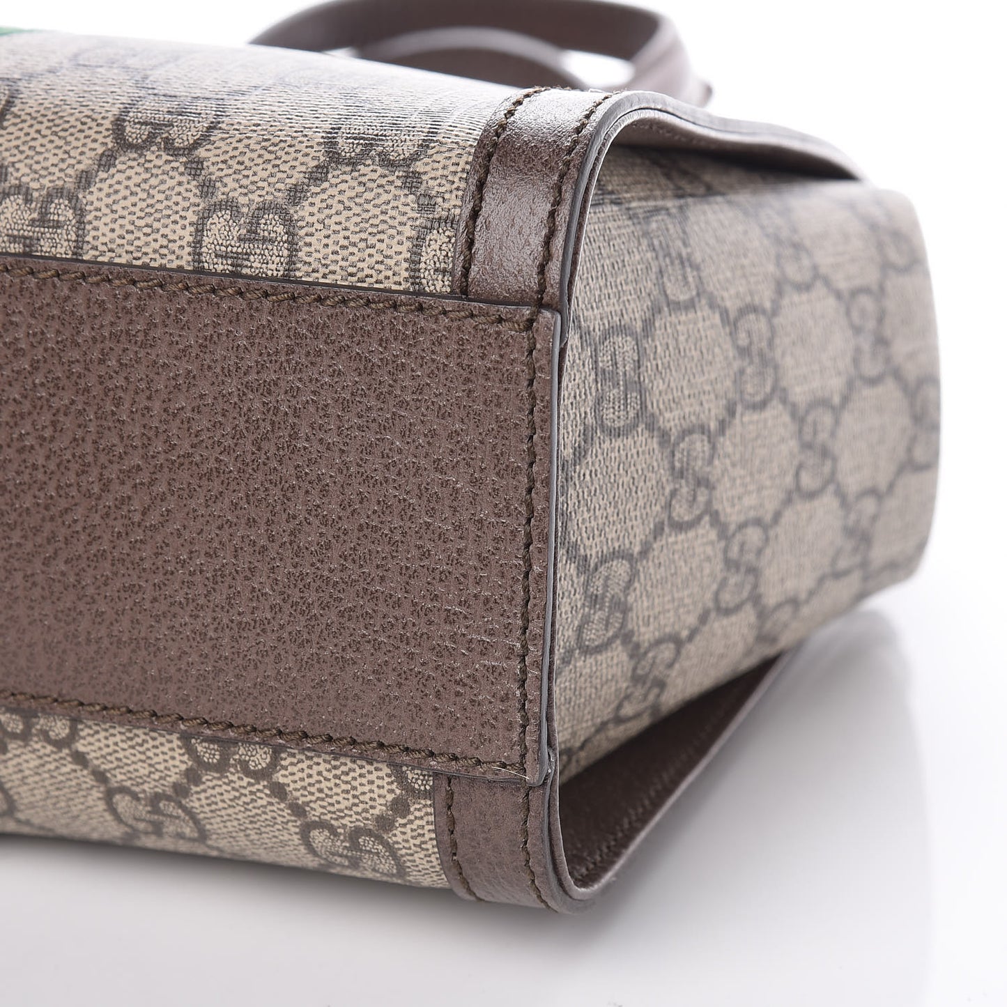 GG Supreme Monogram Small Ophidia Tote Bag Brown